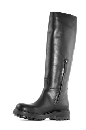 Black leather boot JULIE DEE | IV122NERO